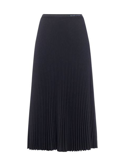 prada pencil skirt|prada pleated midi skirt.